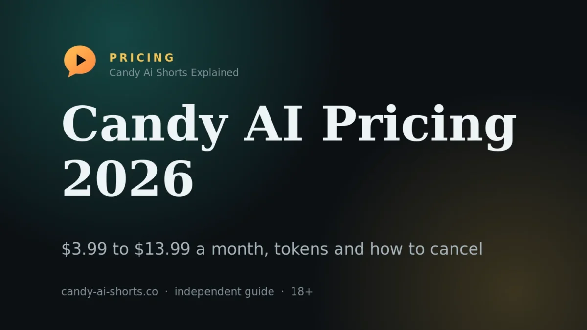Candy AI pricing 2026 guide cover